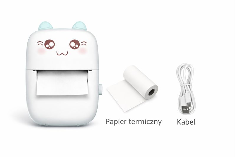 Przenośna drukarka w Kształcie Kotka