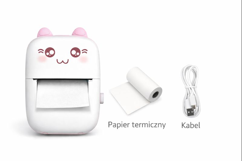 Przenośna drukarka w Kształcie Kotka